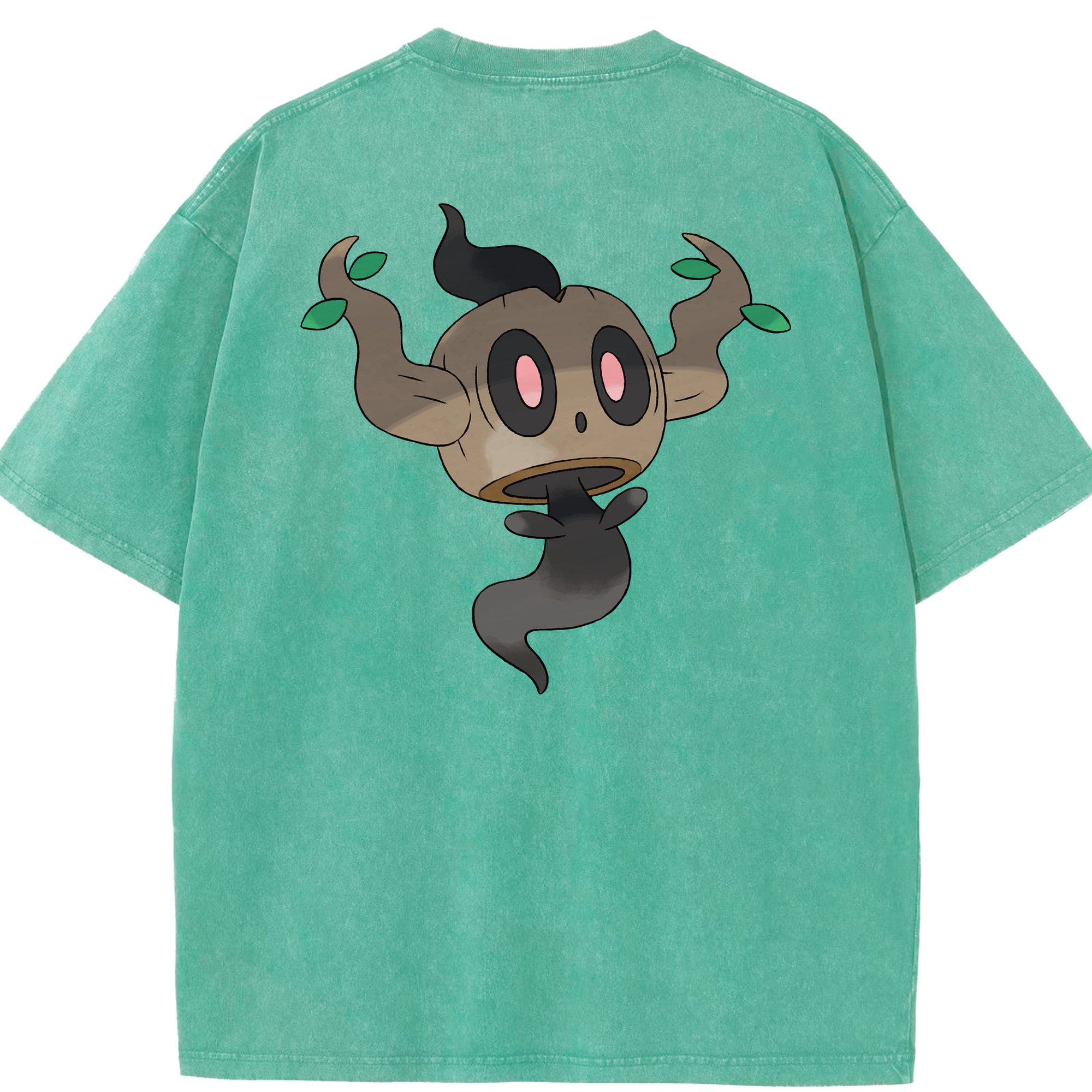 （画像用） ポケットモンスター Pokémon 綿100% ヴィンテージ風 半袖Tシャツ（背面プリント）